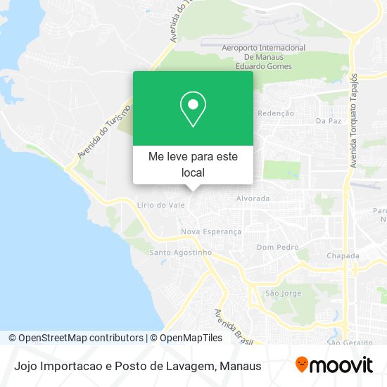Jojo Importacao e Posto de Lavagem mapa