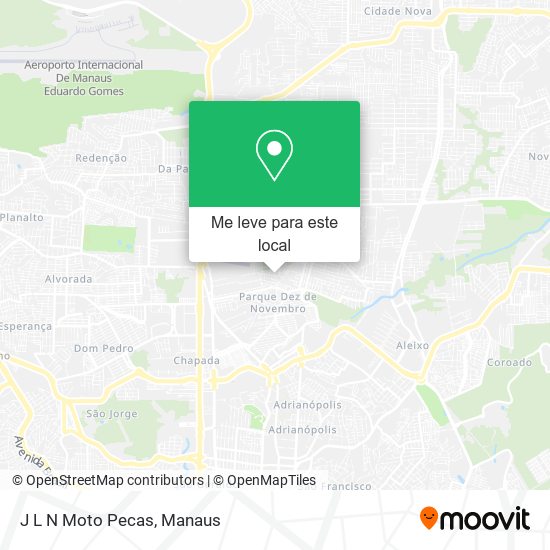 J L N Moto Pecas mapa