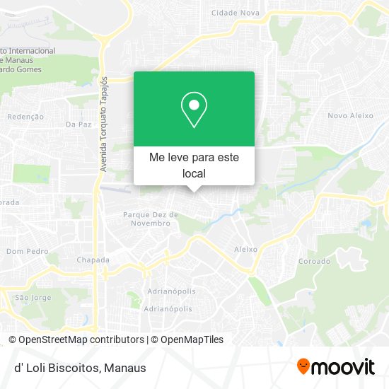 d' Loli Biscoitos mapa