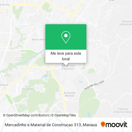 Mercadinho e Material de Construcao 313 mapa