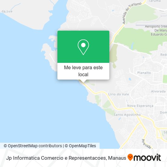 Jp Informatica Comercio e Representacoes mapa