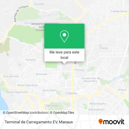 Terminal de Carregamento EV mapa