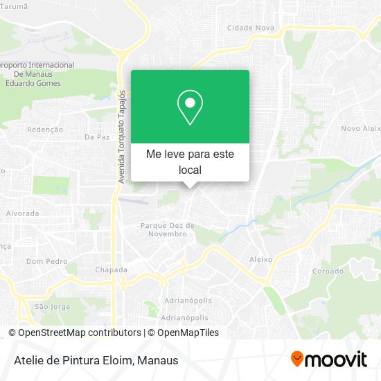 Atelie de Pintura Eloim mapa