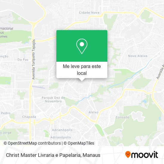 Christ Master Livraria e Papelaria mapa
