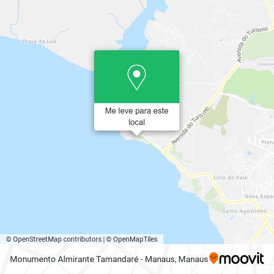 Monumento Almirante Tamandaré - Manaus mapa