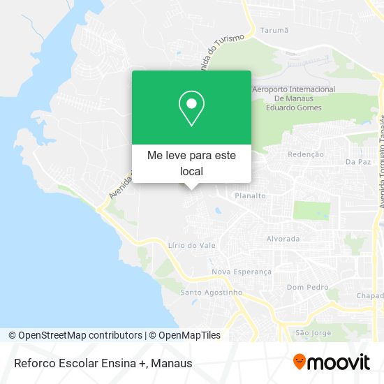 Reforco Escolar Ensina + mapa