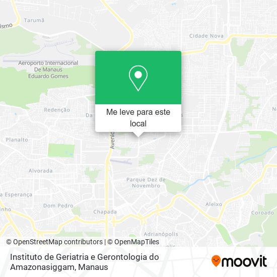 Instituto de Geriatria e Gerontologia do Amazonasiggam mapa