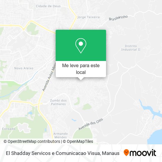 El Shadday Servicos e Comunicacao Visua mapa