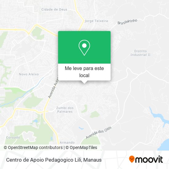 Centro de Apoio Pedagogico Lili mapa