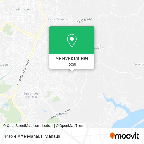 Pao e Arte Manaus mapa