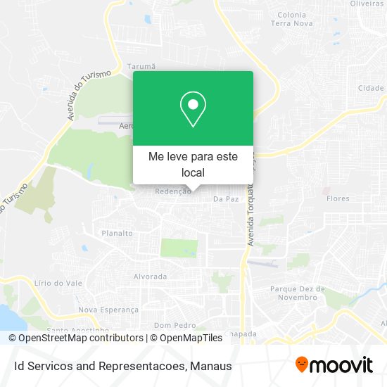 Id Servicos and Representacoes mapa