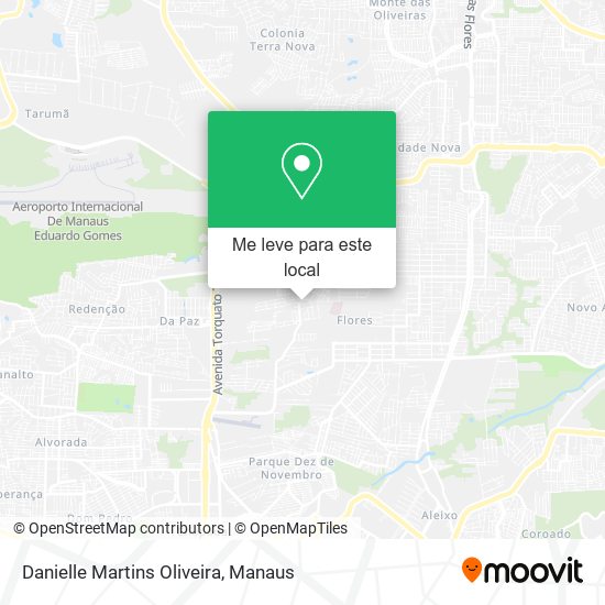 Danielle Martins Oliveira mapa