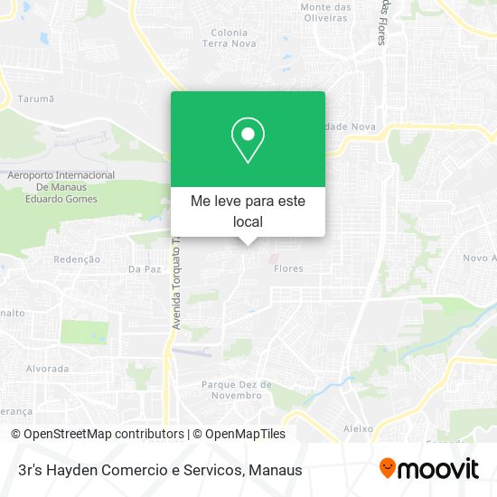 3r's Hayden Comercio e Servicos mapa