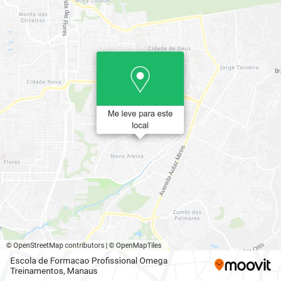 Escola de Formacao Profissional Omega Treinamentos mapa
