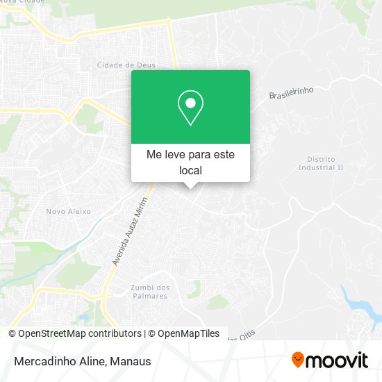 Mercadinho Aline mapa