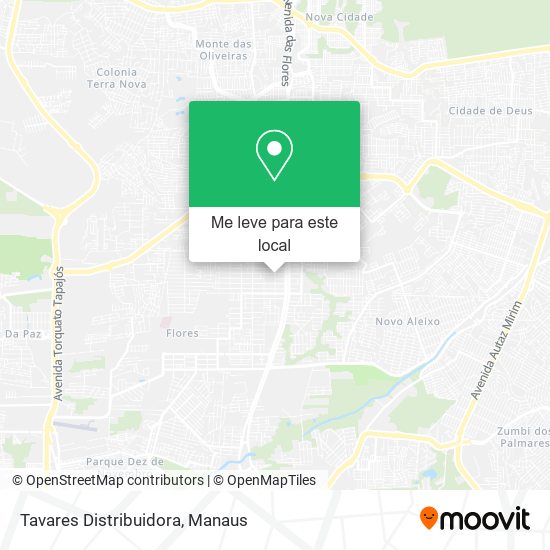 Tavares Distribuidora mapa