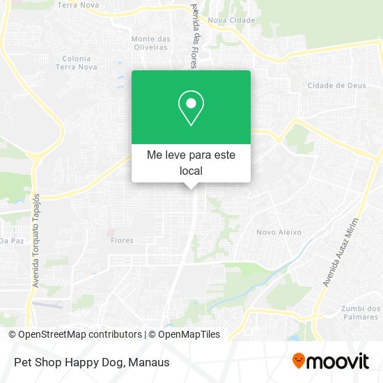 Pet Shop Happy Dog mapa