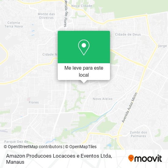Amazon Producoes Locacoes e Eventos Ltda mapa