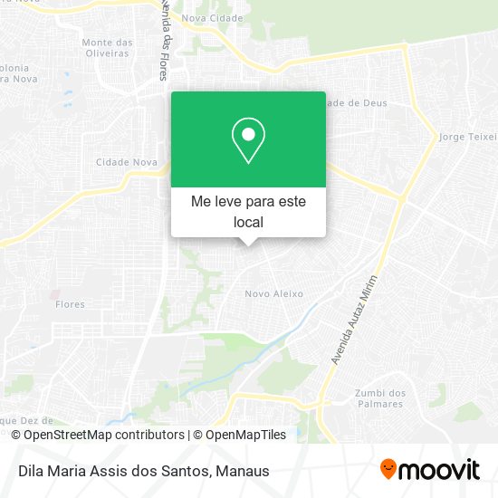 Dila Maria Assis dos Santos mapa