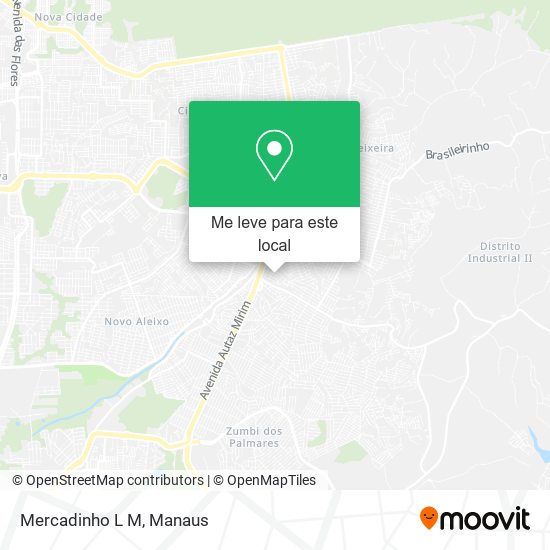 Mercadinho L M mapa