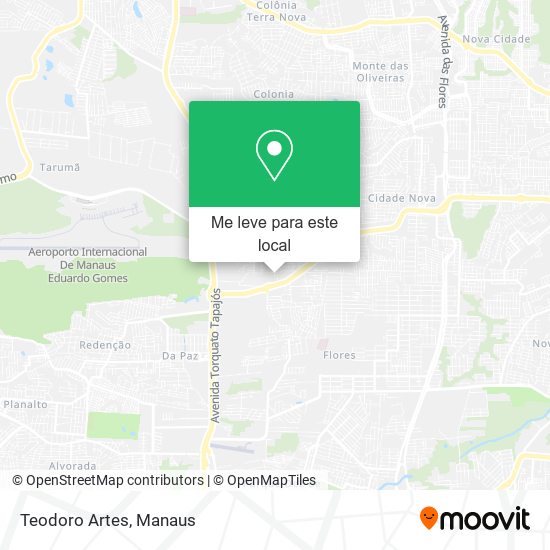 Teodoro Artes mapa