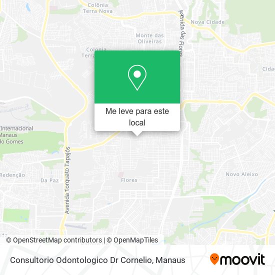 Consultorio Odontologico Dr Cornelio mapa