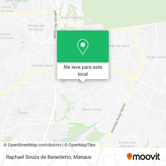 Raphael Souza de Benedetto mapa