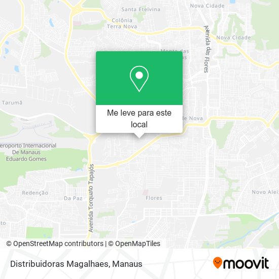 Distribuidoras Magalhaes mapa