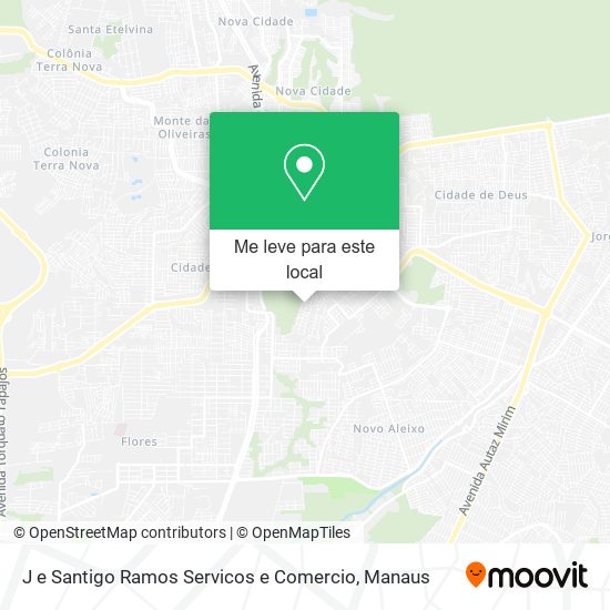 J e Santigo Ramos Servicos e Comercio mapa