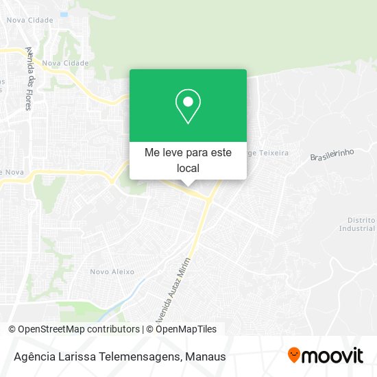 Agência Larissa Telemensagens mapa