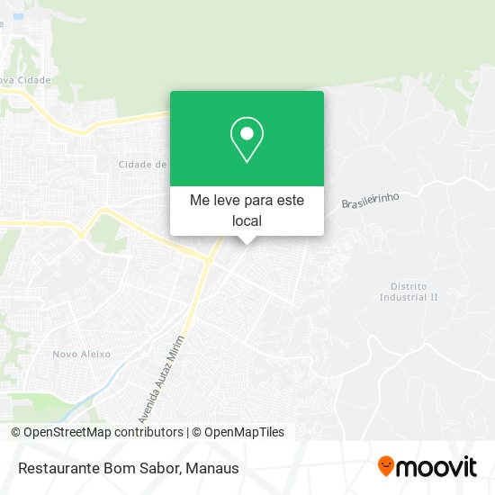Restaurante Bom Sabor mapa