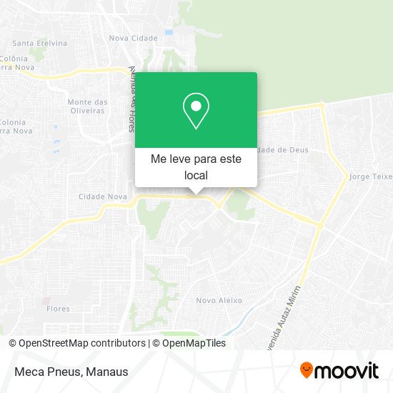 Meca Pneus mapa