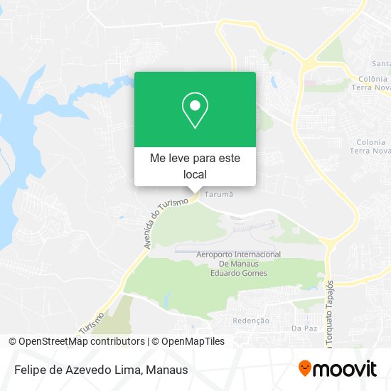 Felipe de Azevedo Lima mapa