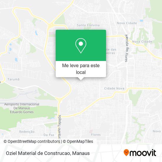 Oziel Material de Construcao mapa