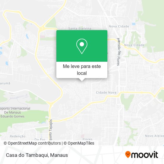 Casa do Tambaqui mapa