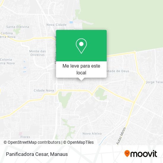 Panificadora Cesar mapa