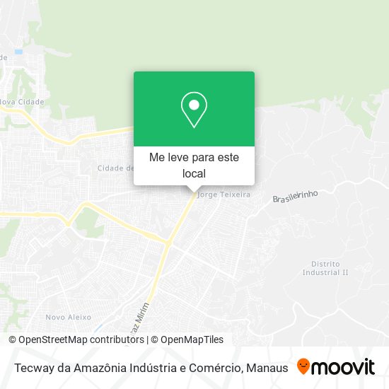 Tecway da Amazônia Indústria e Comércio mapa
