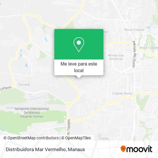 Distribuidora Mar Vermelho mapa