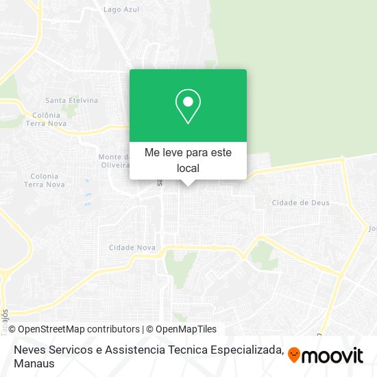 Neves Servicos e Assistencia Tecnica Especializada mapa