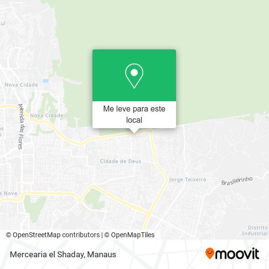 Mercearia el Shaday mapa