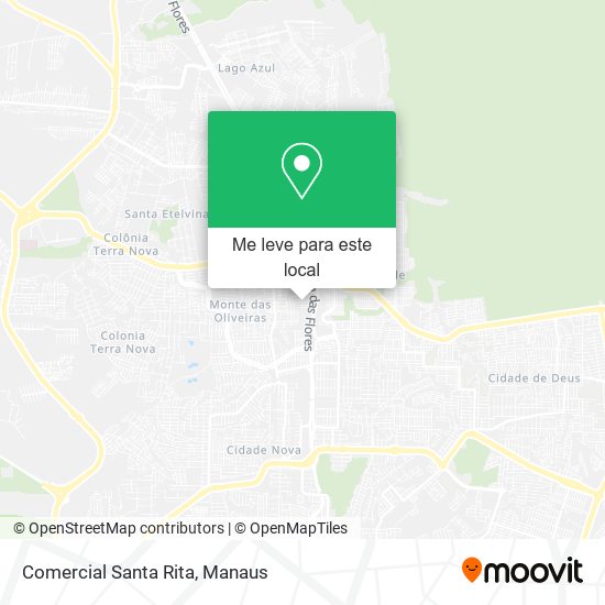 Comercial Santa Rita mapa