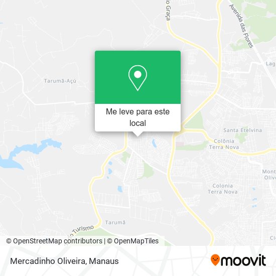 Mercadinho Oliveira mapa