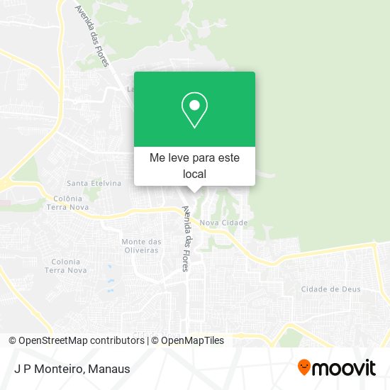 J P Monteiro mapa