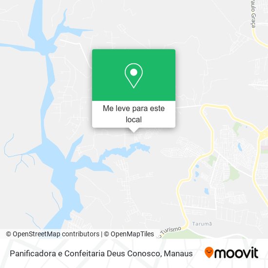 Panificadora e Confeitaria Deus Conosco mapa