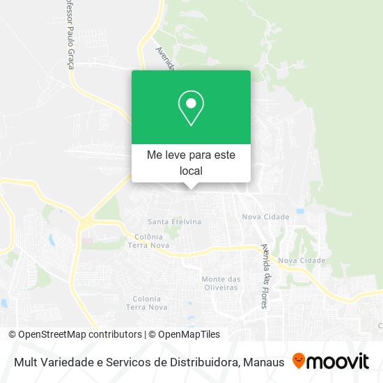 Mult Variedade e Servicos de Distribuidora mapa