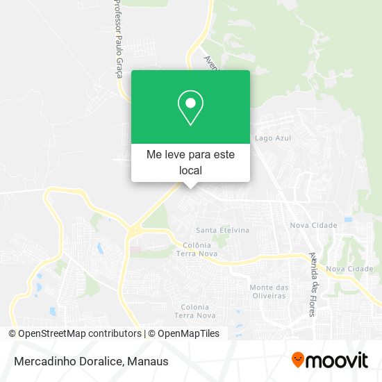 Mercadinho Doralice mapa