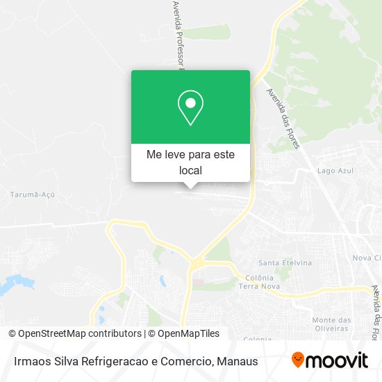 Irmaos Silva Refrigeracao e Comercio mapa