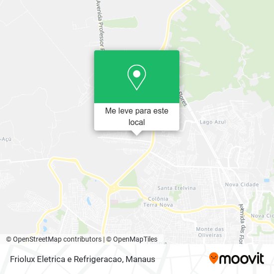 Friolux Eletrica e Refrigeracao mapa