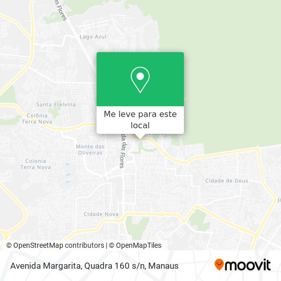 Avenida Margarita, Quadra 160 s / n mapa
