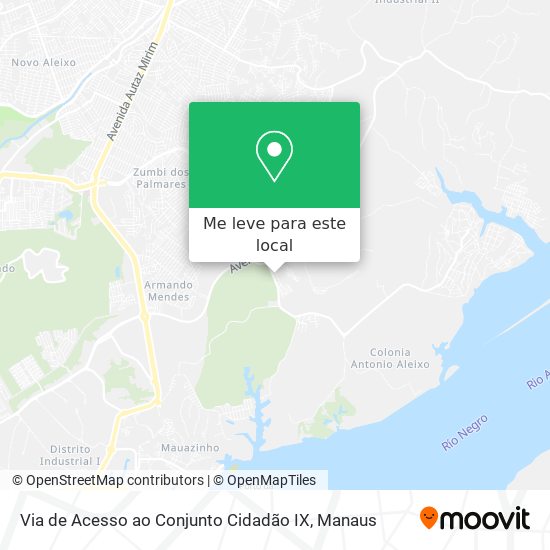 Via de Acesso ao Conjunto Cidadão IX mapa
